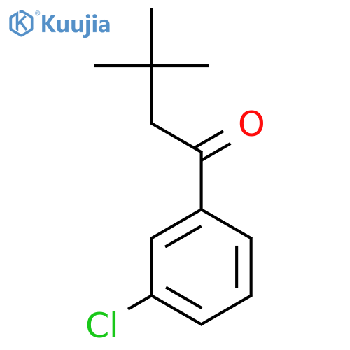 3'-Chloro-3,3-dimethylbutyrophenone structure