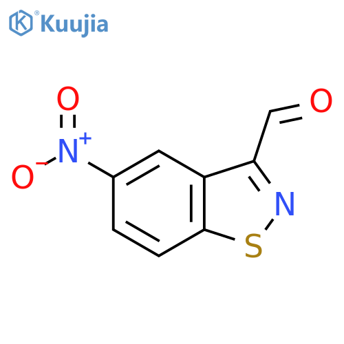 5-Nitro-1,2-benzothiazole-3-carbaldehyde structure