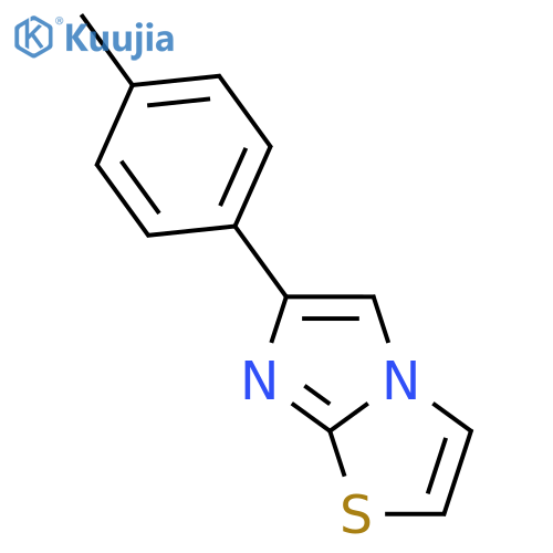 Imidazo[2,1-b]thiazole,6-(4-methylphenyl)- structure