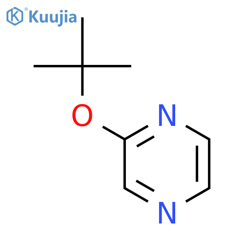 Pyrazine, (1,1-dimethylethoxy)- structure