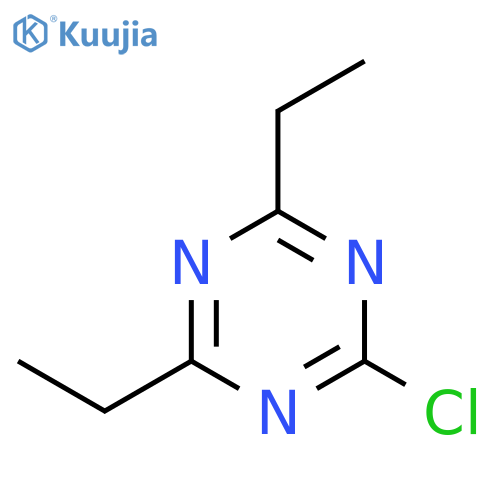 2-chloro-4,6-diethyl-1,3,5-triazine structure