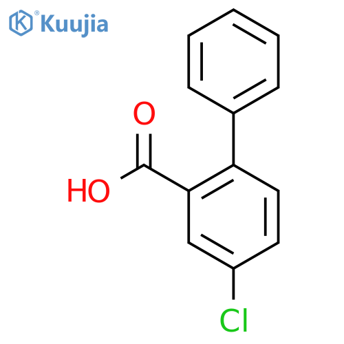 4-Chlorobiphenyl-2-carboxylic acid structure