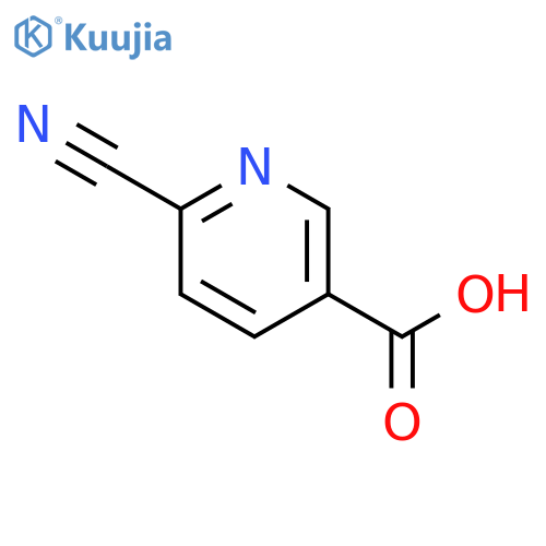 6-cyanopyridine-3-carboxylic acid structure