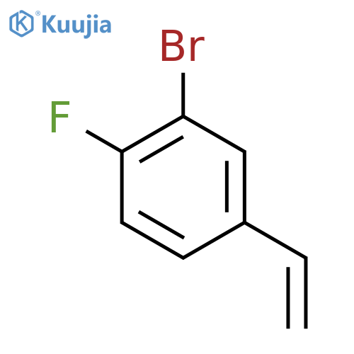 2-Bromo-4-ethenyl-1-fluorobenzene structure