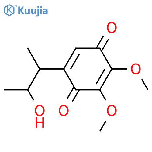 2-Methoxy-6-(1-methyl-2-oxopropyl)-1,4-benzoquinone; 3-Methoxy, 2'ξ-alcohol structure