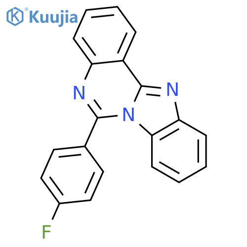 Benzimidazo[1,2-c]quinazoline, 6-(4-fluorophenyl)- structure
