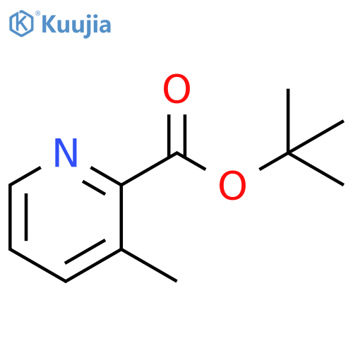 tert-butyl 3-methylpyridine-2-carboxylate structure
