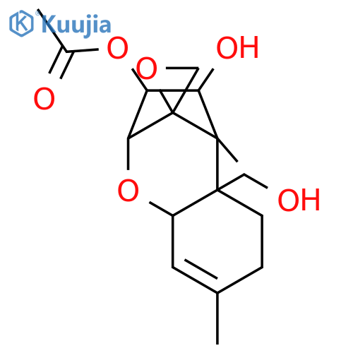 Trichothec-9-ene-3,4,15-triol,12,13-epoxy-, 3-acetate, (3a,4b)- (9CI) structure