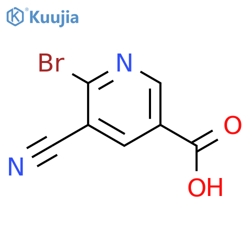 6-Bromo-5-cyanonicotinic acid structure