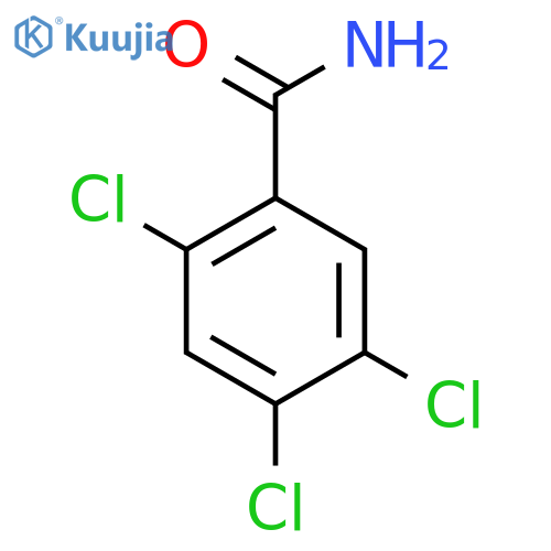 2,4,5-Trichlorobenzamide structure