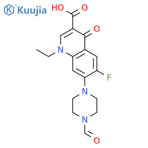 N-Formyl Norfloxacin structure