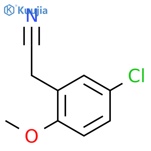 (5-Chloro-2-methoxyphenyl)acetonitrile structure