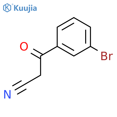 3-(3-Bromophenyl)-3-oxopropanenitrile structure