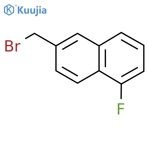 6-(Bromomethyl)-1-fluoronaphthalene structure