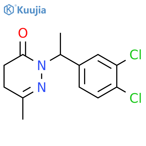 2-(1-(3,4-Dichlorophenyl)ethyl)-6-methyl-4,5-dihydropyridazin-3(2H)-one structure