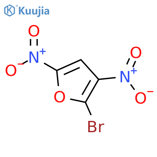 Furan, 2-bromo-3,5-dinitro- structure