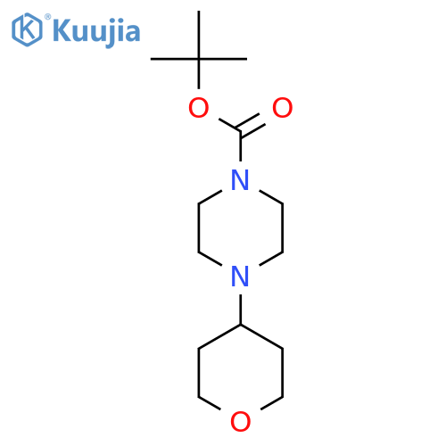 tert-butyl 4-(oxan-4-yl)piperazine-1-carboxylate structure