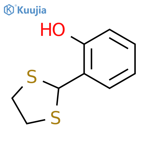 Phenol, 2-(1,3-dithiolan-2-yl)- structure