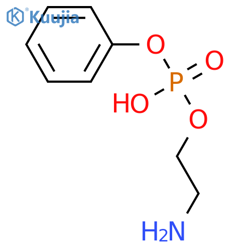 Phosphoric acid, mono(2-aminoethyl) monophenyl ester structure