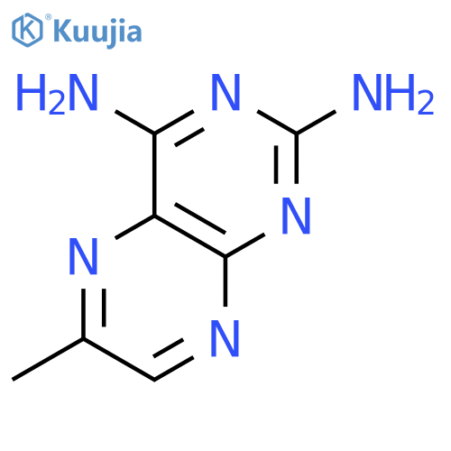 2,4-Pteridinediamine,6-methyl- structure