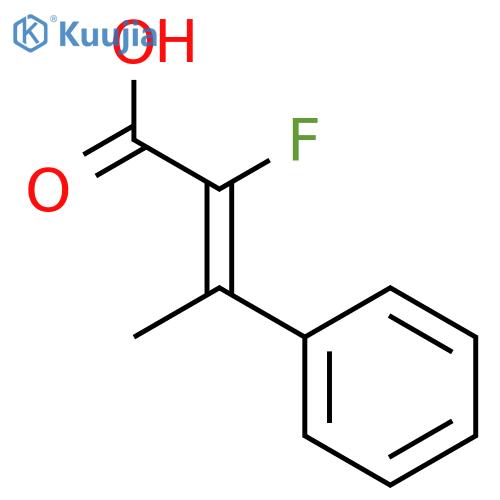 (z)-2-fluoro-3-phenylbut-2-enoic Acid structure