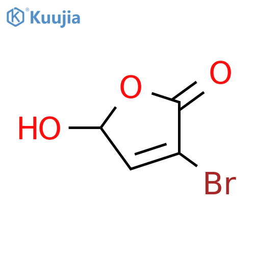 3-bromo-5-hydroxy-2,5-dihydrofuran-2-one structure