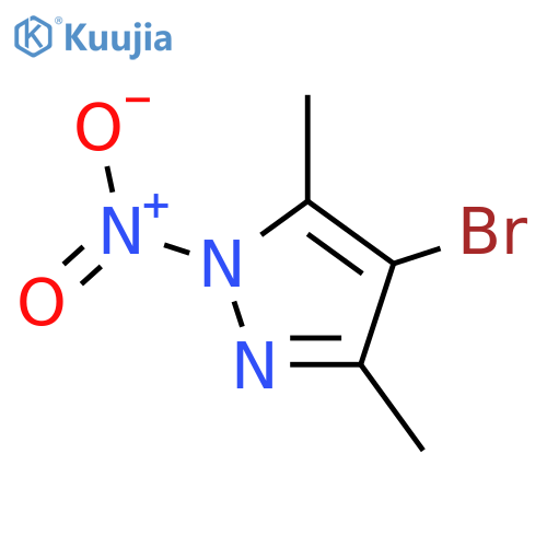 4-bromo-3,5-dimethyl-1-nitro-1H-pyrazole structure