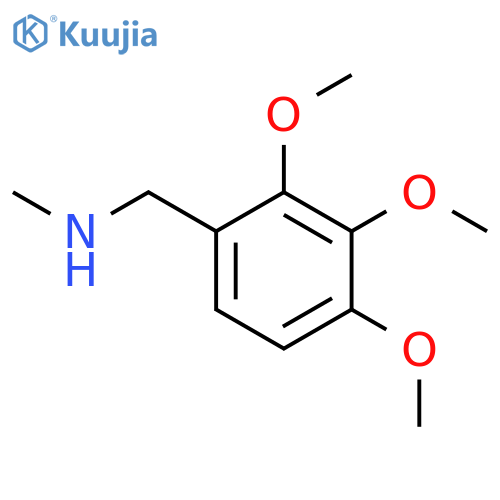 methyl(2,3,4-trimethoxyphenyl)methylamine structure