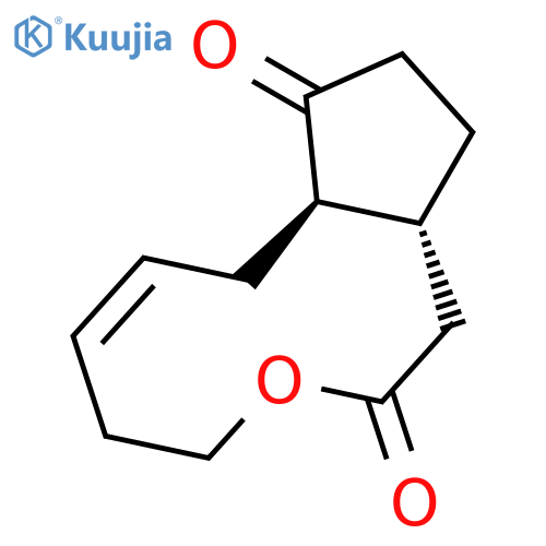Cyclopent[d]oxecin-2,9-dione,1,4,5,8,8a,10,11,11a-octahydro-, (6Z,8aR,11aR)- structure