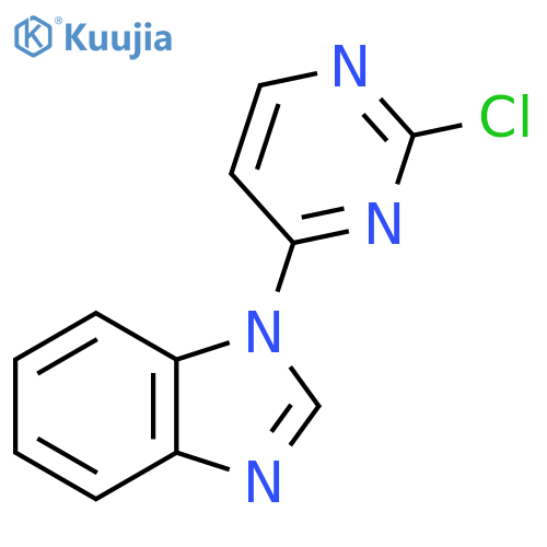 1-(2-Chloropyrimidin-4-yl)-1H-benzo[d]imidazole structure