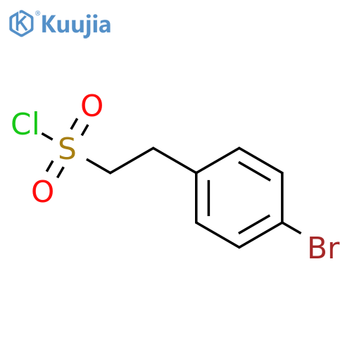 2-(4-bromophenyl)ethane-1-sulfonyl chloride structure