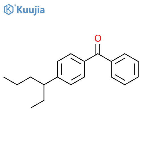 Methanone,[4-(1-ethylbutyl)phenyl]phenyl- structure