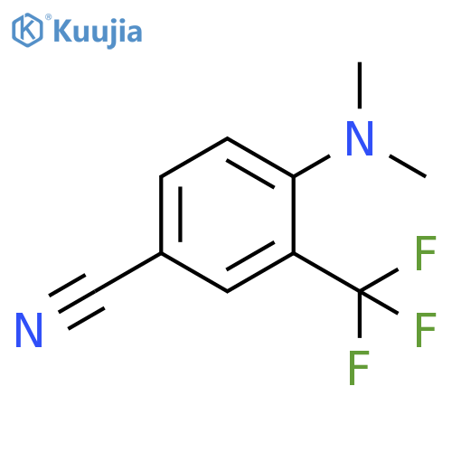 4-(dimethylamino)-3-(trifluoromethyl)benzonitrile structure