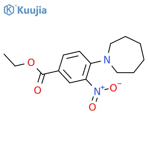 Ethyl 3-Nitro-4-(azepan-1-yl)benzoate structure