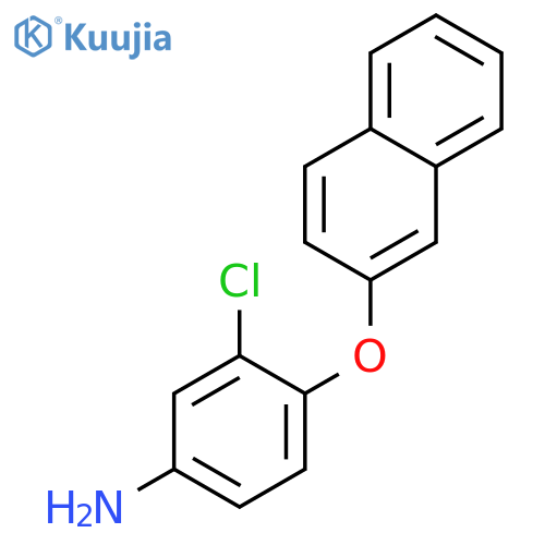 3-Chloro-4-(2-naphthyloxy)aniline structure