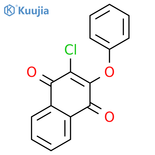2-chloro-3-phenoxynaphthalene-1,4-dione structure