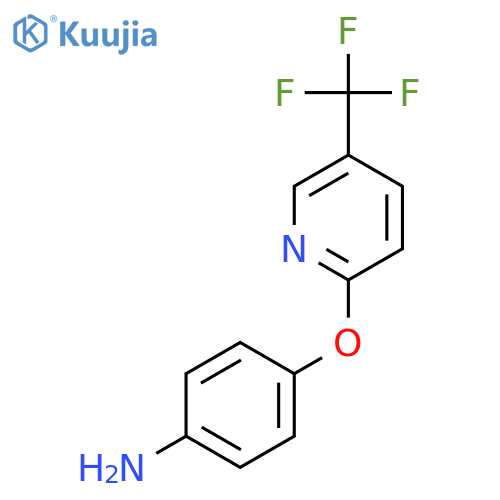 4-{5-(Trifluoromethyl)pyridin-2-yloxy}aniline structure