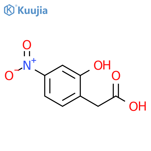 Benzeneacetic acid, 2-hydroxy-4-nitro- structure