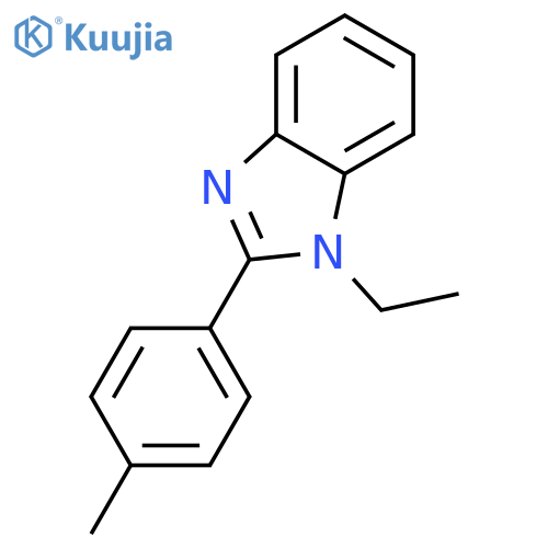 1-ethyl-2-(4-methylphenyl)-1H-1,3-benzodiazole structure