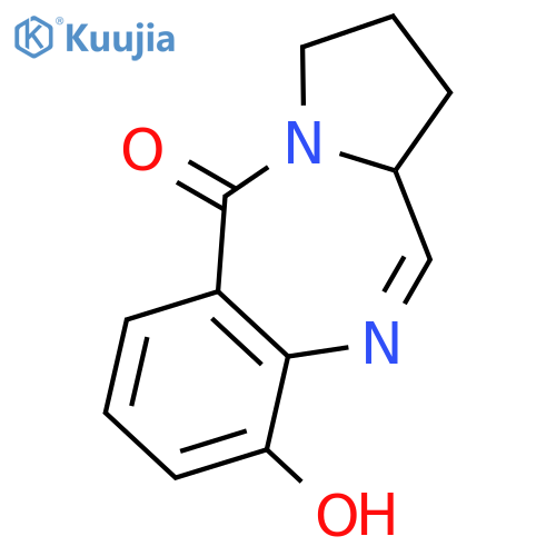 (S)-1,2,3,11a-Tetrahydro-9-hydroxy-5H-pyrrolo2,1-c1,4benzodiazepin-5-one structure