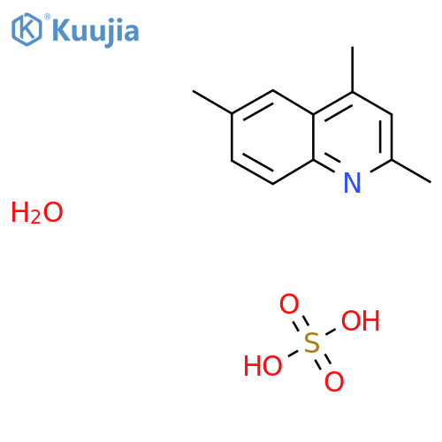 2,4,6-Trimethylquinoline Sulfuric Acid Hydrate structure