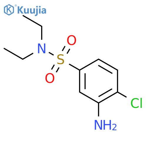 3-Amino-4-chloro-N,N-diethylbenzenesulfonamide structure