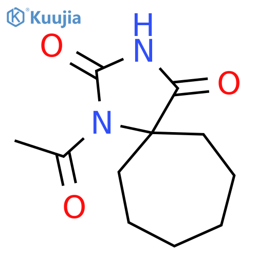 1-acetyl-1,3-diazaspiro[4.6]undecane-2,4-dione structure