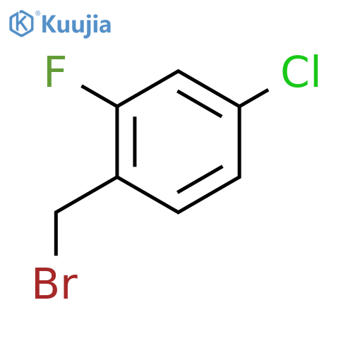4-Chloro-2-fluorobenzyl bromide structure