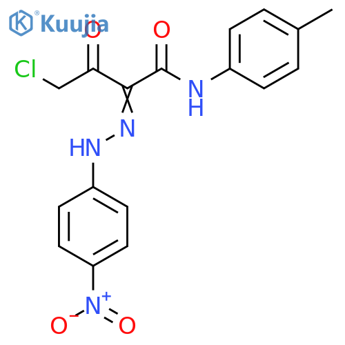 Butanamide,4-chloro-N-(4-methylphenyl)-2-[(4-nitrophenyl)hydrazono]-3-oxo- structure