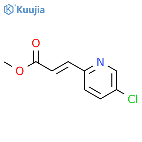 methyl (2E)-3-(5-chloropyridin-2-yl)prop-2-enoate structure
