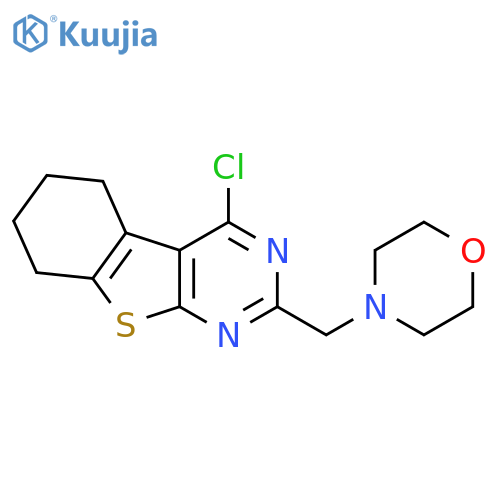 3-chloro-5-[(morpholin-4-yl)methyl]-8-thia-4,6-diazatricyclo[7.4.0.02,?]trideca-1(9),2,4,6-tetraene structure