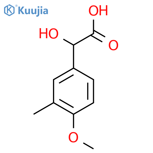 2-hydroxy-2-(4-methoxy-3-methylphenyl)acetic acid structure