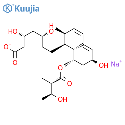 (S)-3’’-Hydroxy Pravastatin Sodium Salt structure