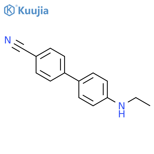 [1,1'-BIPHENYL]-4-CARBONITRILE, 4'-(ETHYLAMINO)- structure